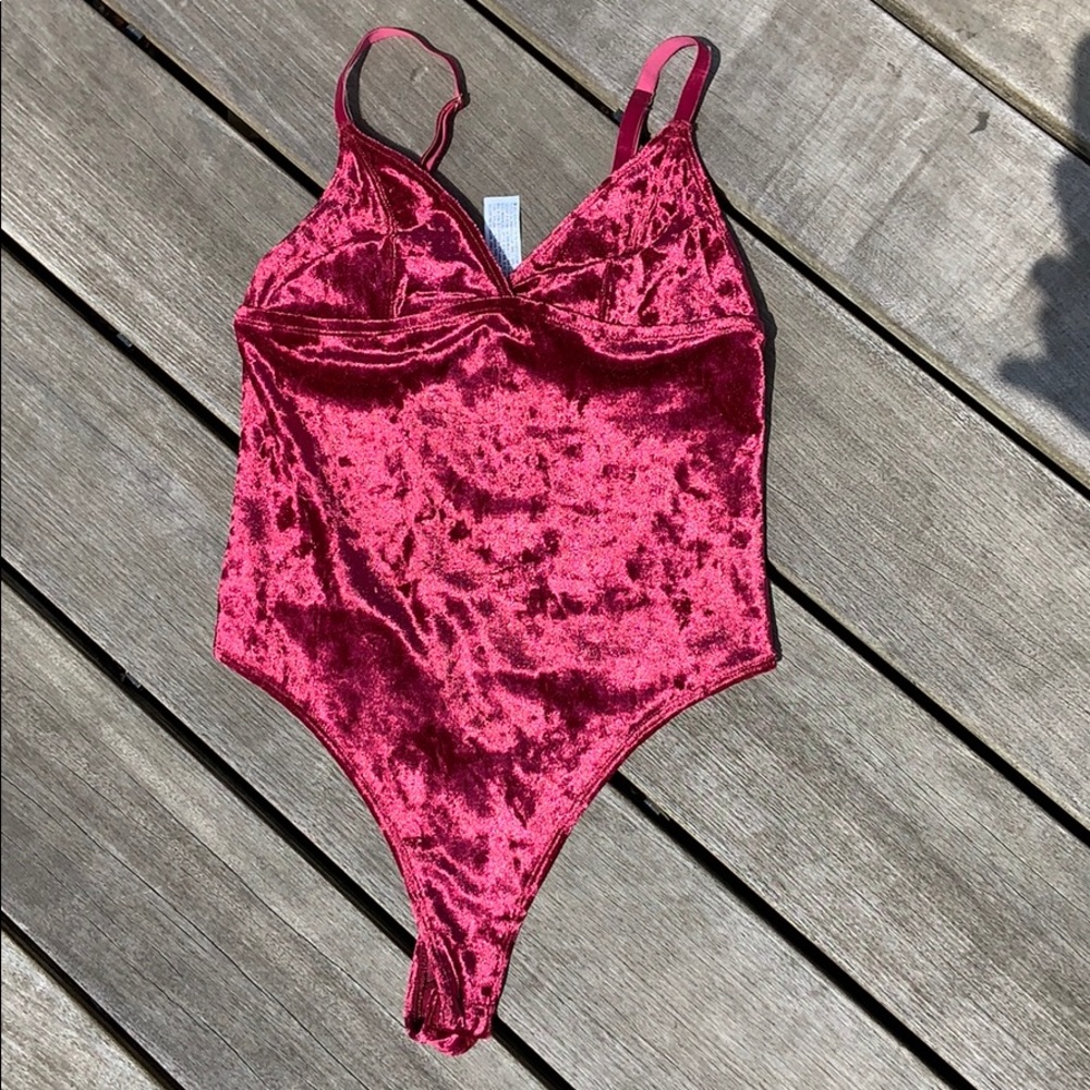 Red Velvet Bodysuit